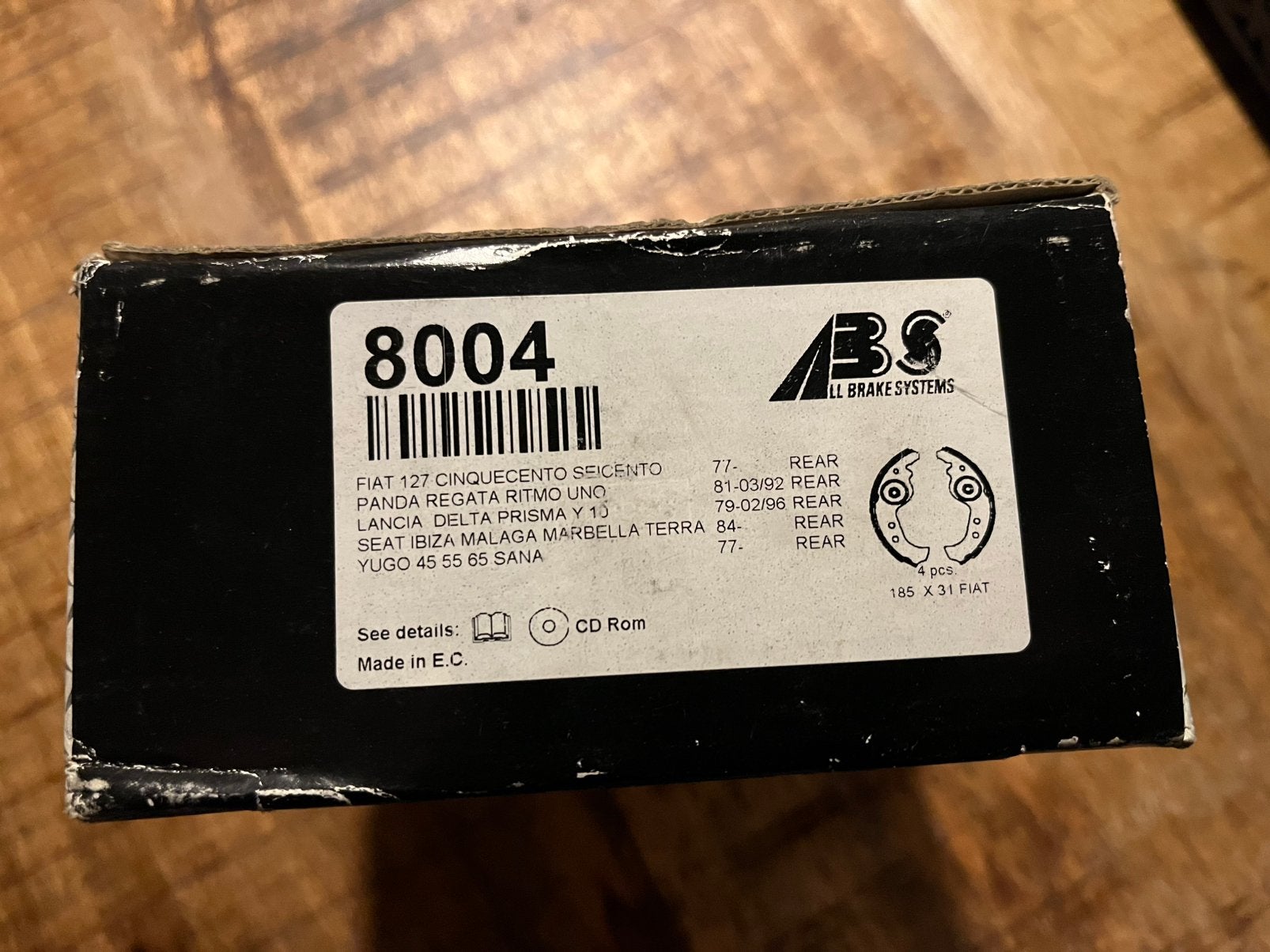 Lancia Fiat Seat Remblokken achterzijde, Ophalen of Verzenden, Nieuw, Alfa Romeo