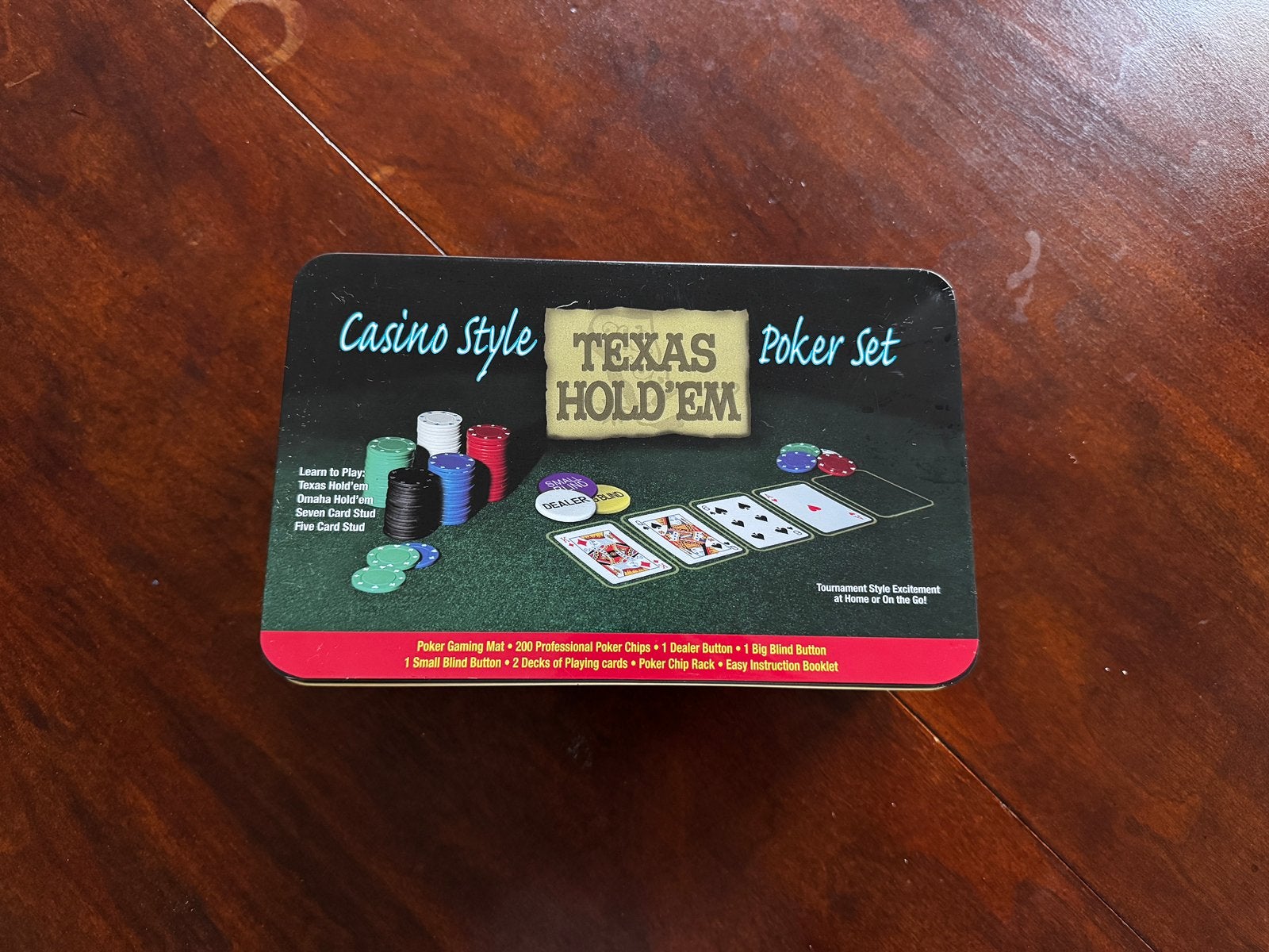 vidaXL 200-delige Pokerset 4 G, Ophalen, Zo goed als nieuw, Speelkaart(en)