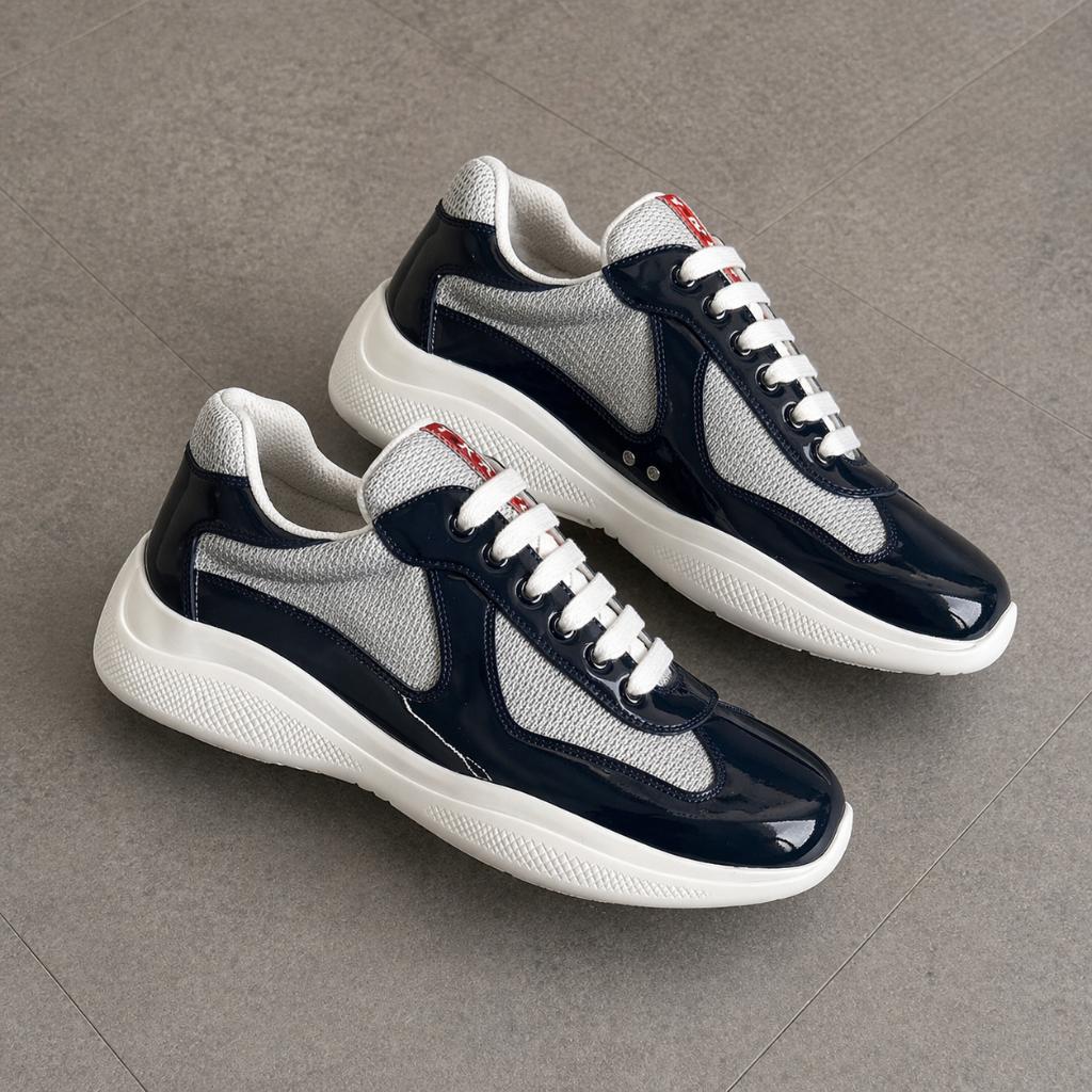 Prada America's Cup Shiny Midnight Blue, Kleding | Heren, Schoenen, Blauw, Prada Cup, Nieuw, Ophalen of Verzenden