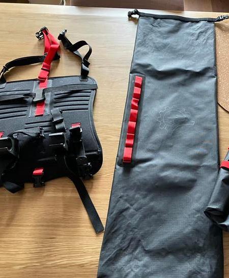 Revelate designs waterdichte stuurtas set, Fietsen en Brommers, Fietsaccessoires | Fietstassen, Ophalen of Verzenden, Gebruikt