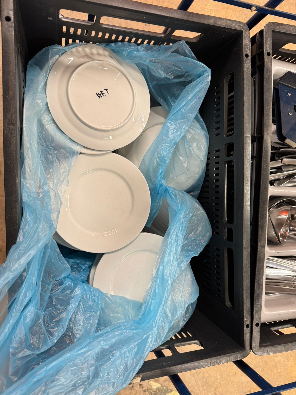 Servies bordjes diameter 90cm 100stuks, Huis en Inrichting, Keuken | Servies, Ophalen, Gebruikt, Overige merken, Keramiek