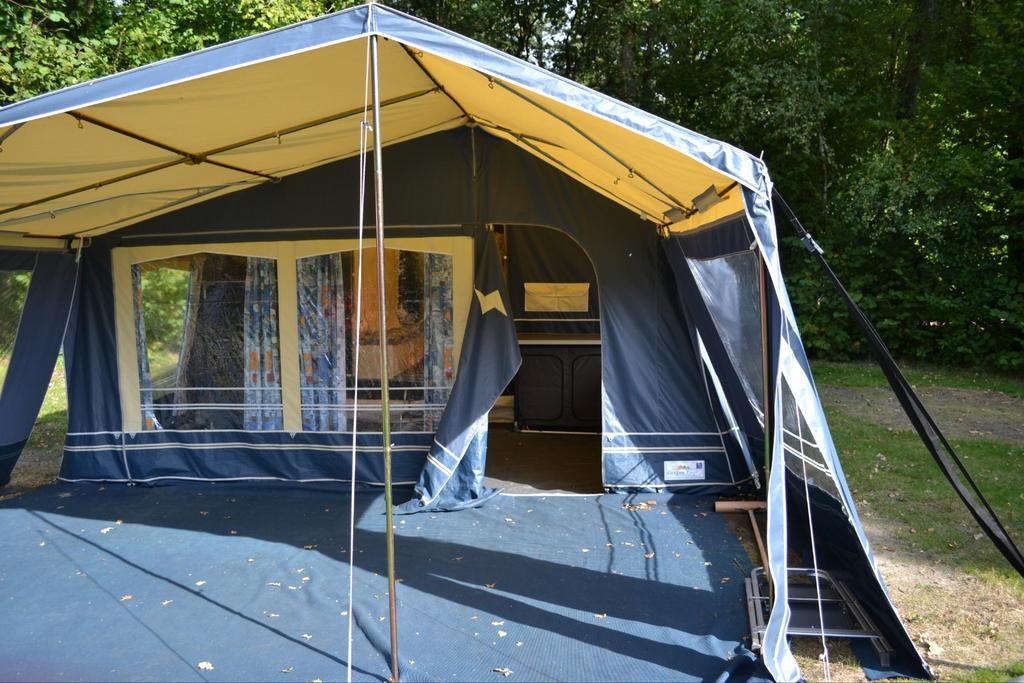 Gerjak Tago atlantic Vouwwagen, Caravans en Kamperen, Vouwwagens, Blauw, Aanwezig, Tot en met 6, Ophalen