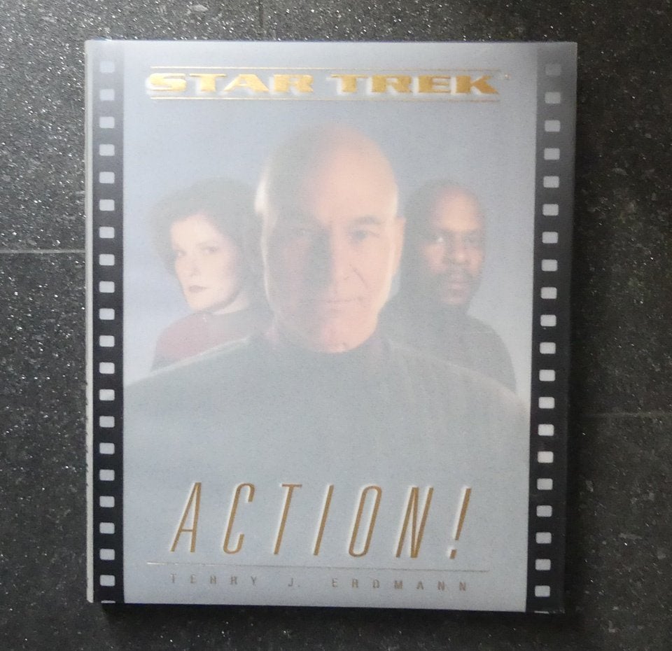 Star Trek Action! boek Terry J. Erdmann 1998, Ophalen of Verzenden, Zo goed als nieuw, Tv, Overige typen