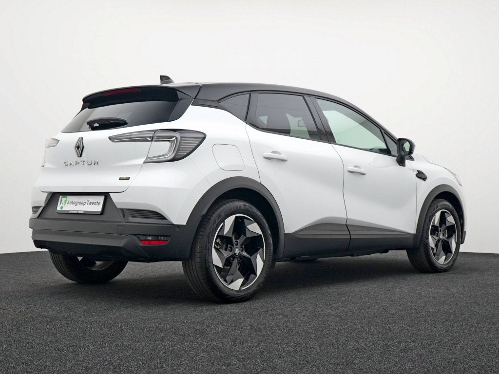 Renault Captur 1.8 E-tech Full Hybrid 160 Techno Adaptief |, Auto's, Dealer onderhouden, Stof, 4 cilinders, Wit