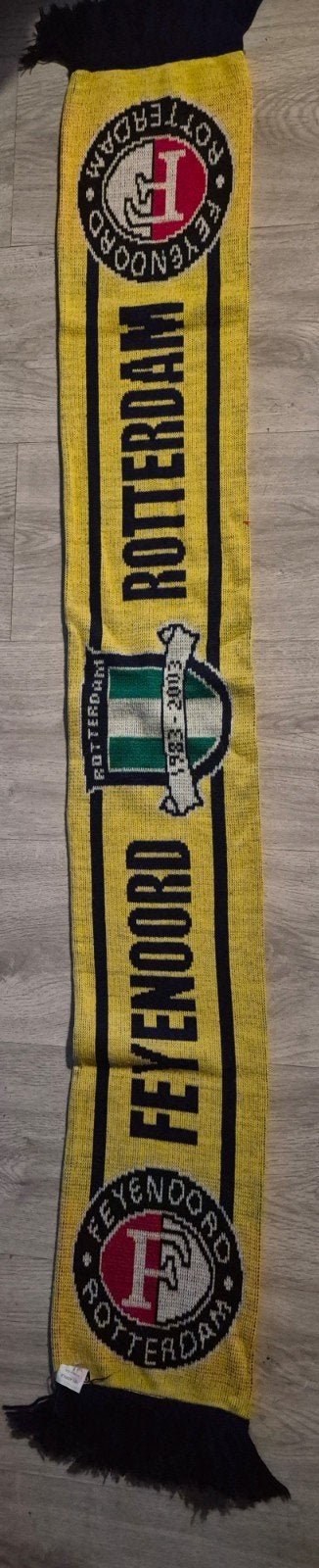 Feyenoord sjaal 20 jaar sponsor 1983-2003, Ophalen of Verzenden, Gebruikt, Feyenoord, Vaantje of Sjaal