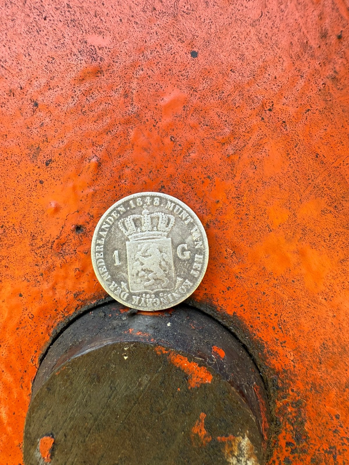 Gulden willem 2 uit 1848, 1 gulden, Zilver, Ophalen of Verzenden, Losse munt