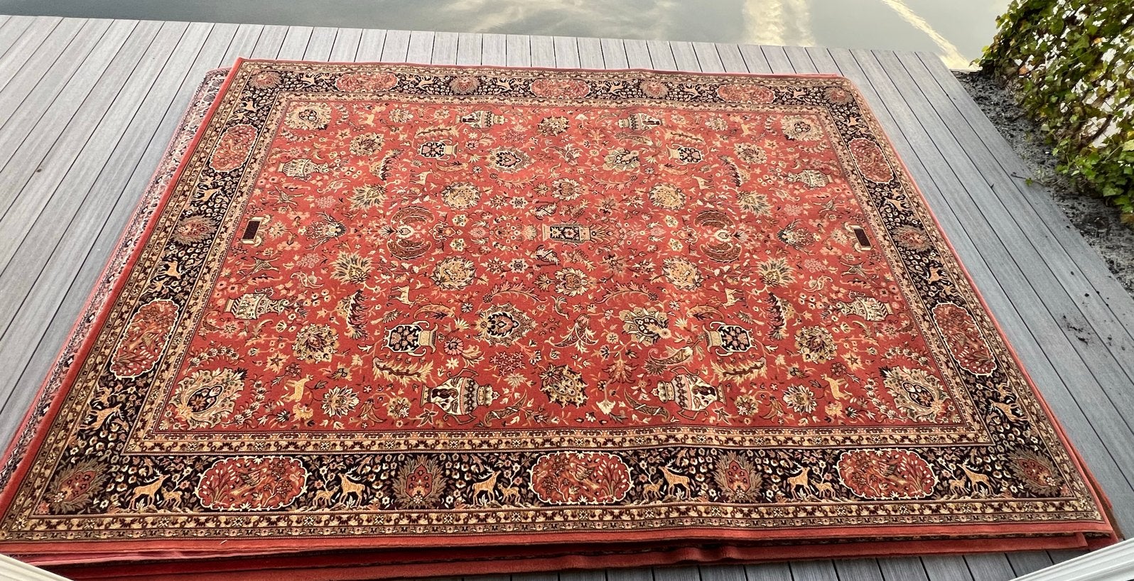 Nieuw Perzisch tapijt 350x250 cm, Ophalen, 200 cm of meer, Rechthoekig, Rood