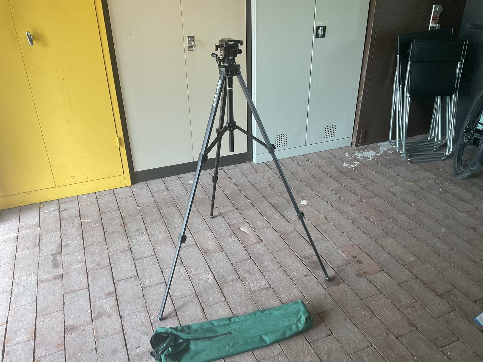 Foto statief Velbon D-500 in tas, Ophalen, Gebruikt, Velbon, Driepoot