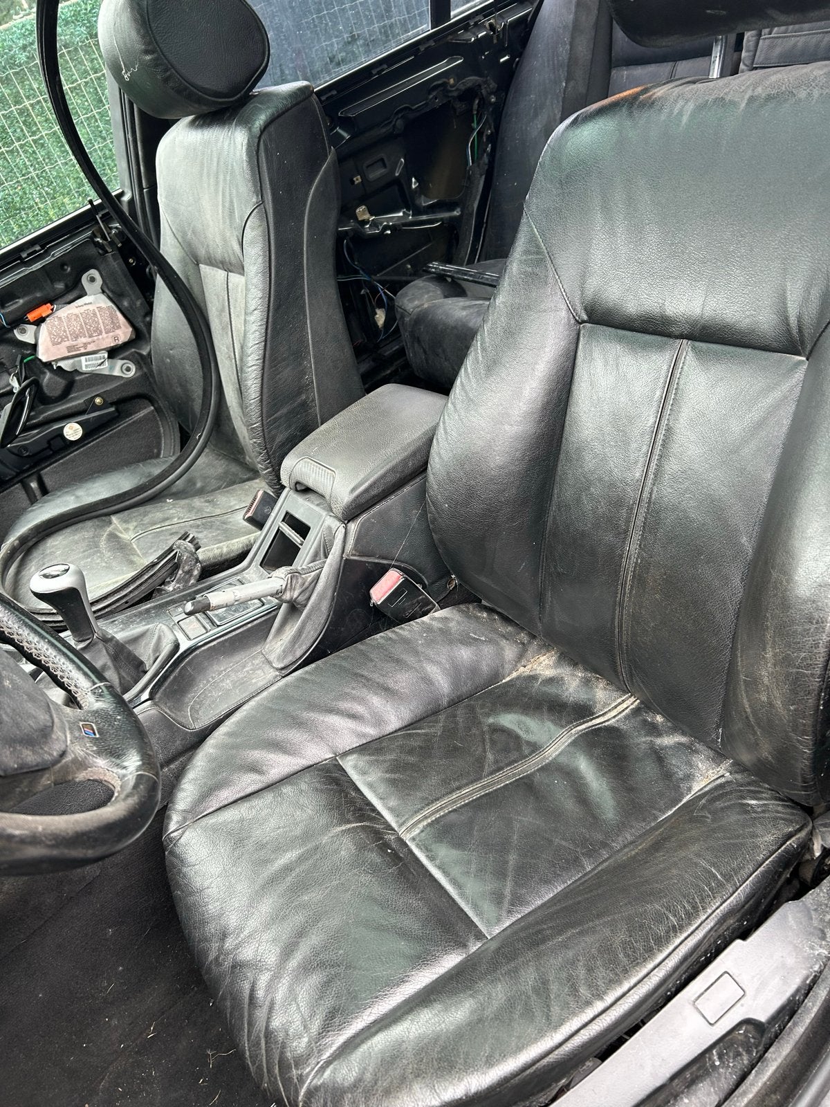 BMW E39 sedan Zwart Lederen Interieur Elektrisch, Ophalen, Gebruikt, BMW