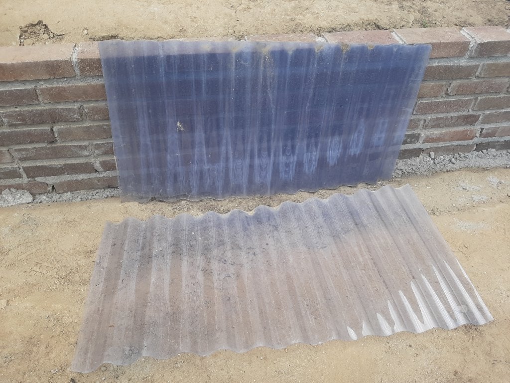 Kleine golfplaten 4st, Doe-het-zelf en Verbouw, Dakpannen en Dakbedekking, Ophalen, Kunststof, Overige kleuren, Nieuw