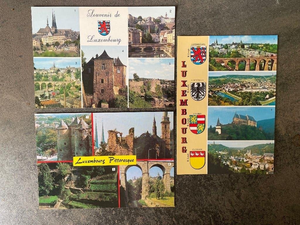 Ansichtkaarten Luxemburg 3 stuks, Ophalen of Verzenden, 1960 tot 1980, Ongelopen, België en Luxemburg