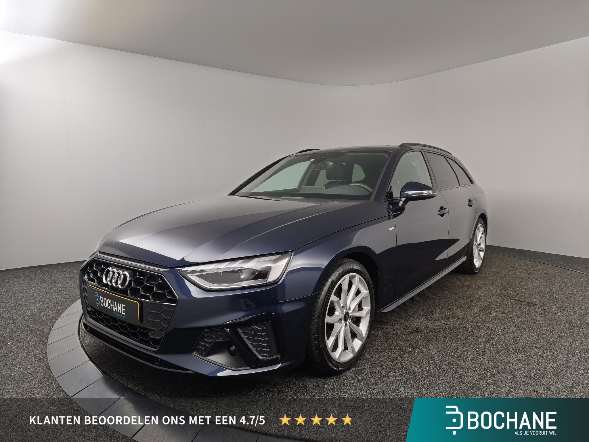Audi A4 Avant 40 TFSI S edition Competition | Stoelverwarmin, Auto's, Audi, Gebruikt, 4 cilinders, Blauw, Origineel Nederlands
