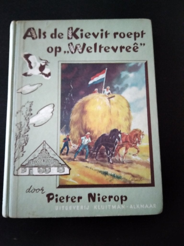oud jeugdboek: Als de kievit roept op Weltevree, Antiek en Kunst, Verzenden, Pieter Nierop