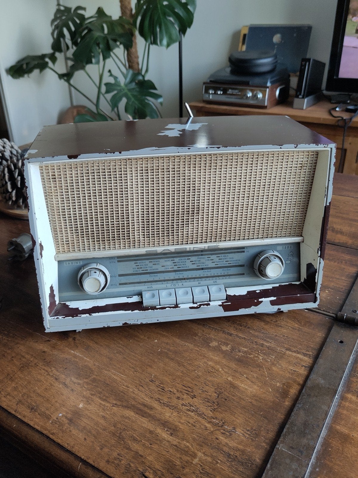 vintage Duitse radio, Ophalen