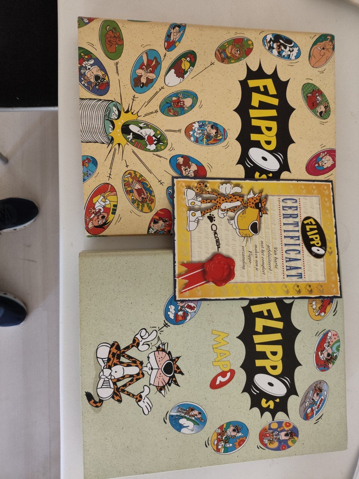Flippo's verzameling: Mappen 1 & 2 met series en certificaat, Ophalen of Verzenden, Winter, Verzameling, Met verzamelmap(pen)