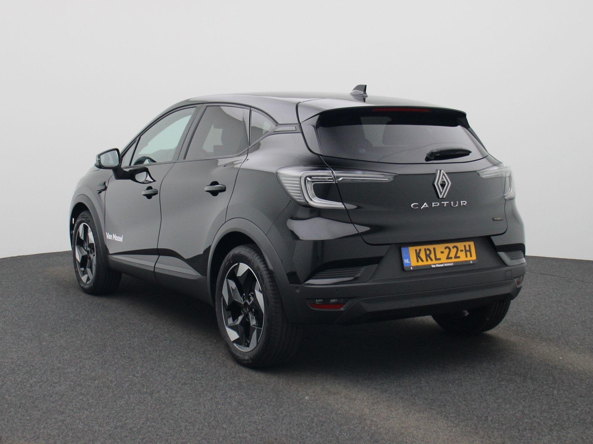 Renault Captur 1.8 E-Tech full hybrid 160 techno | Pack Wint, Auto's, 1789 cc, 4 cilinders, Leder en Stof, Zwart