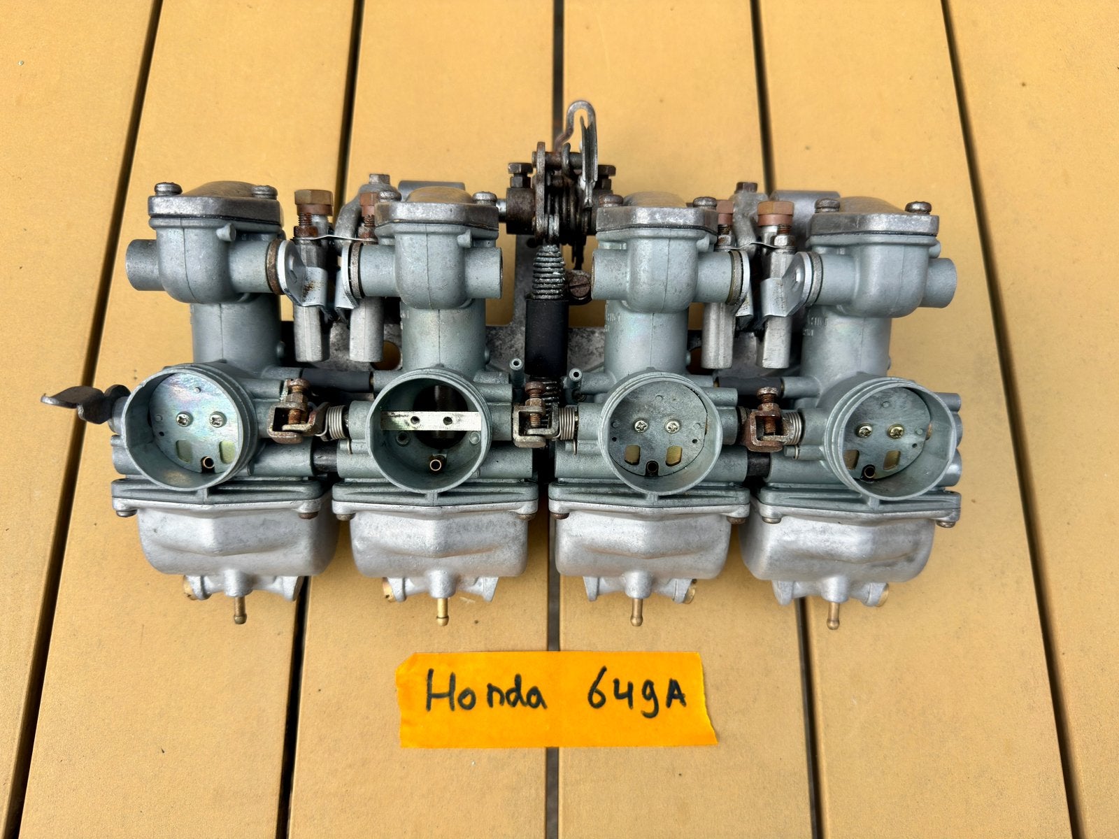 Honda cb500f cb550f carburateurs, Motoren, Onderdelen | Honda, Ophalen of Verzenden, Gebruikt