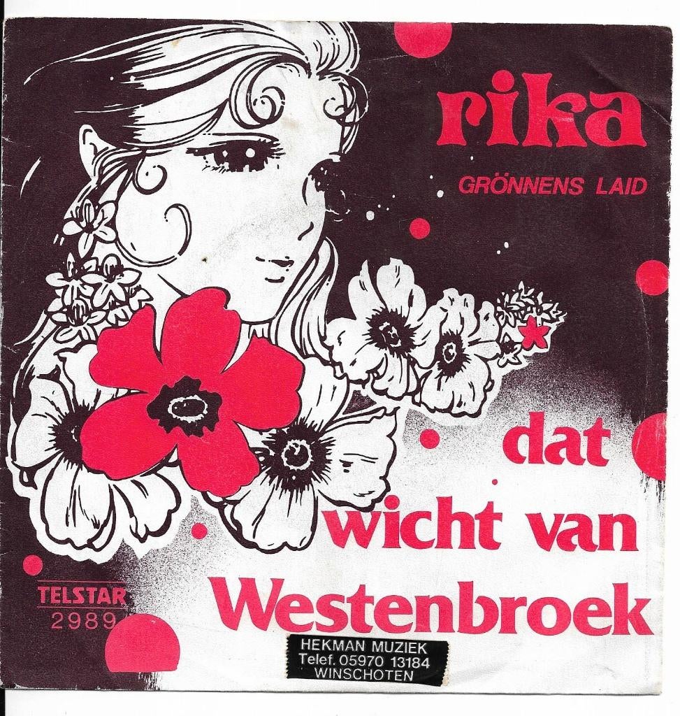 Rika   ( Telstar ), 7 inch, Ophalen of Verzenden, Nederlandstalig, Single