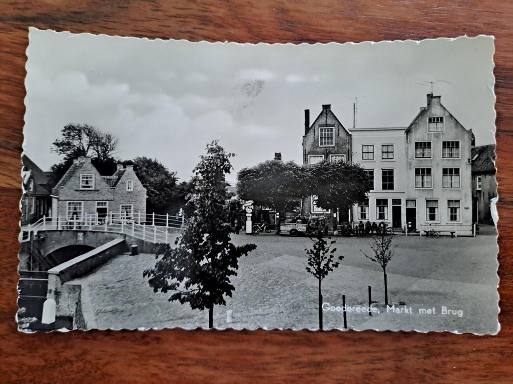 Goedereede Markt met Brug, Ophalen of Verzenden, Zeeland