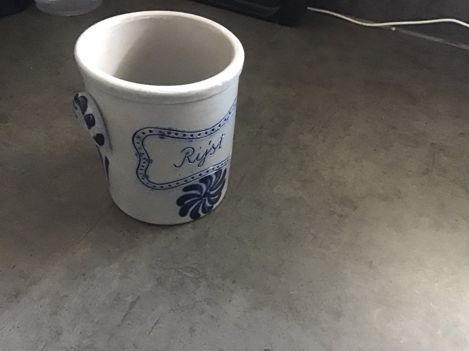 Vintage Keulse pot 'Rijst' uit de jaren '70, Ophalen of Verzenden
