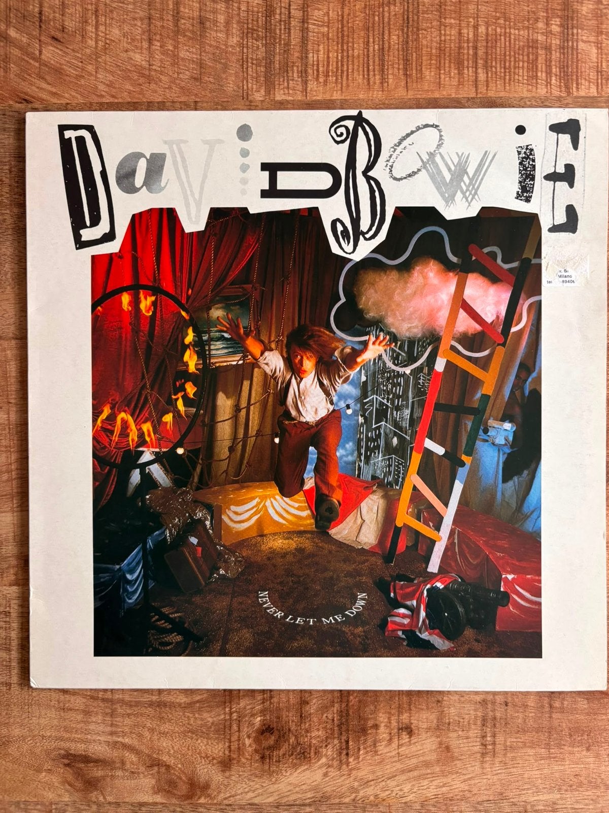 David Bowie - Never Let Me Down LP (1987), LP, Gebruikt, 12 inch, Verzenden