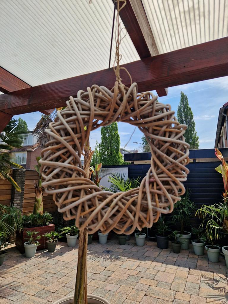 4 decoratieve kransen voor binnen en buiten, Huis en Inrichting, Woonaccessoires | Kransen, Ophalen of Verzenden, Gebruikt