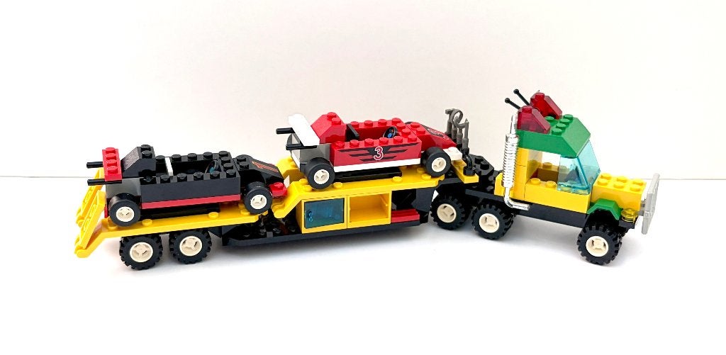 Lego Classic Town no. 6432: Racewagen Transport, Lego, Ophalen of Verzenden, Inclusief instructies, Complete set