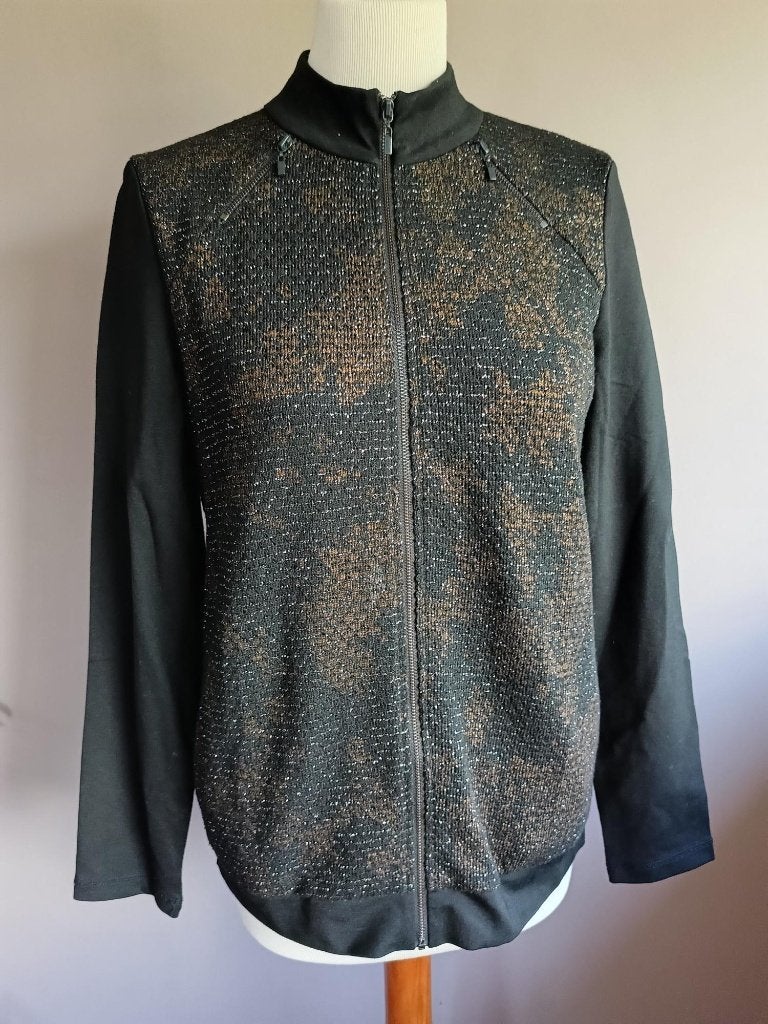 Nieuw zwart stretch jasje glitter van Yest, maat S, Kostuum of Pak, Zwart, Nieuw, Ophalen of Verzenden