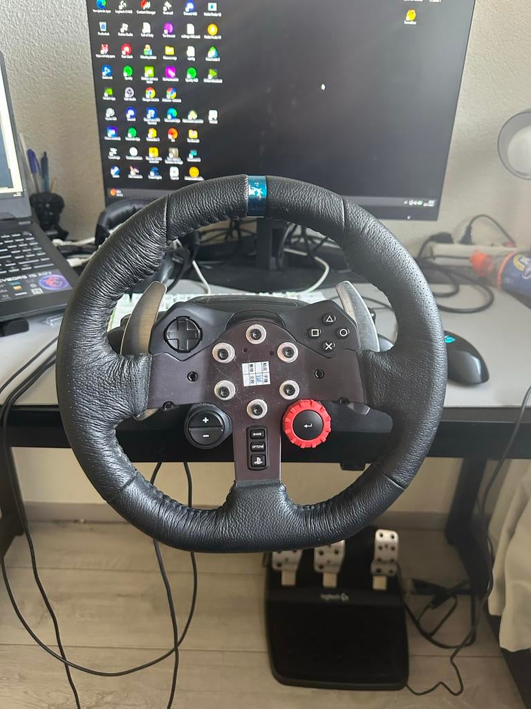 Logitech G29 Gaming Stuur Set met Shifter en Pedalen, Racestuur, Gebruikt, Force feedback, Logitech