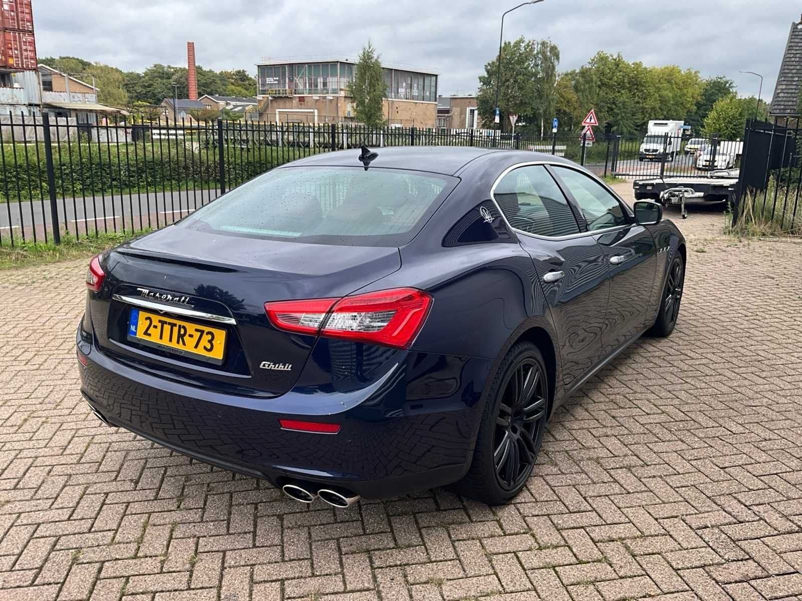 2014 Maserati Ghibli 3.0 V6 D Personenauto, Auto's, Euro 5, Achterwielaandrijving, Gebruikt, Blauw