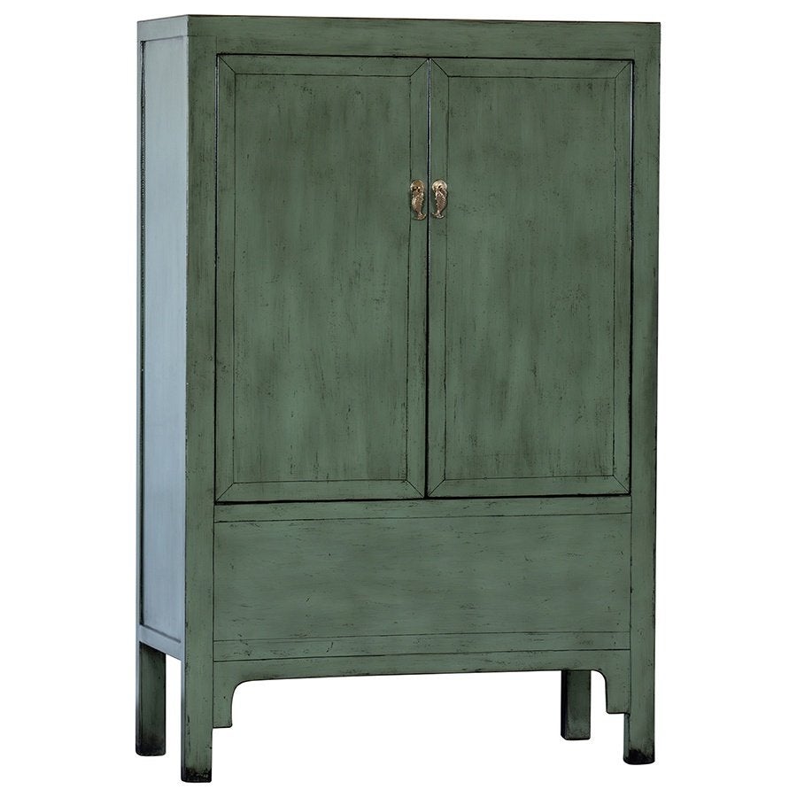 Voordelig ! Chinese dressoir - Chinese kast - Groen, Ophalen of Verzenden