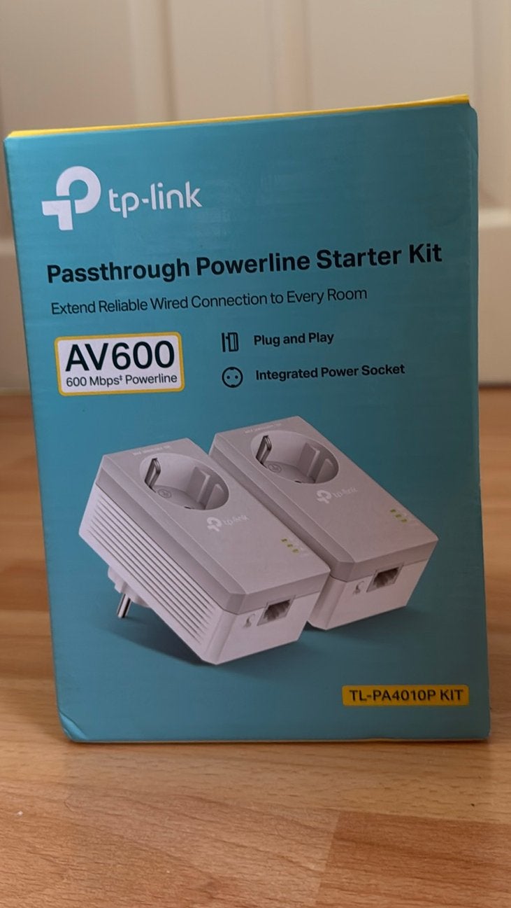 TP-Link TL-PA4010P KIT – Powerline Adapter Set – 600 Mbps, Ophalen, Nieuw