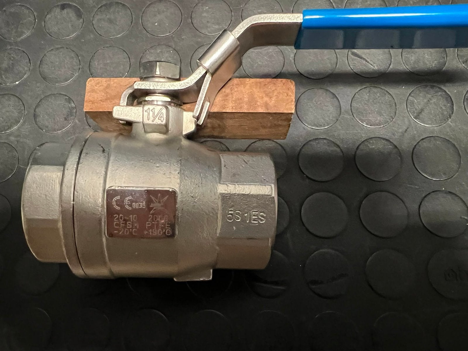3 x nieuwe RVS Kogelafsluiters - 1 1/4” en 1” en een 1/2”, Ophalen of Verzenden, Nieuw