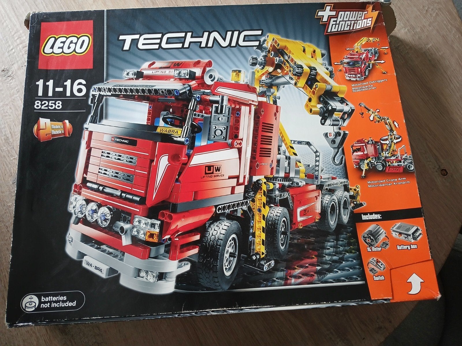 Lego Technic Kraanwagen 8258 met Power Functions, Ophalen of Verzenden, Zo goed als nieuw