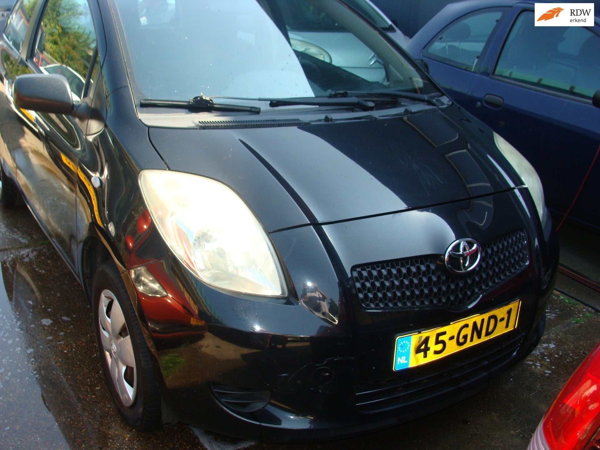 Toyota Yaris 1.0 VVTi + st bekr airco elek pak nap apk, Auto's, Voorwielaandrijving, 750 kg, Origineel Nederlands, Bedrijf