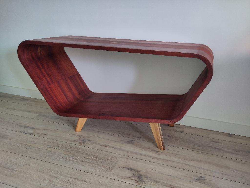 TV-meubel handgemaakt, Ophalen, 100 tot 150 cm, Nieuw, '60 scifi/jetsons
