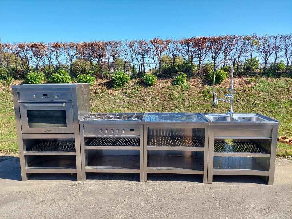 Msystem rvs module keuken, Ophalen, 25 tot 50 cm, Minder dan 100 cm