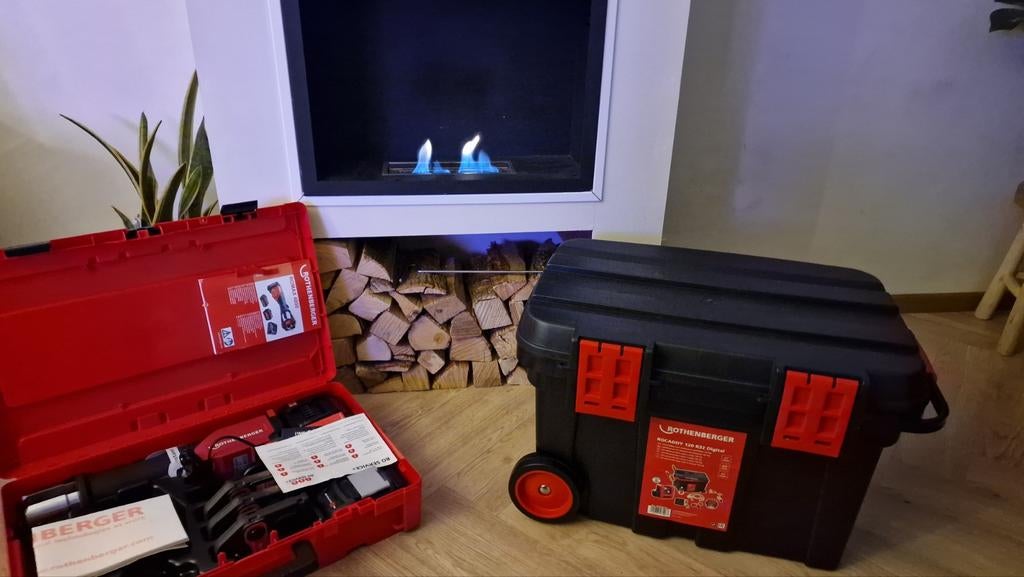 Rothenberger ROAIRVAC Digital Vacuümmeter & Accu Perstang, Doe-het-zelf en Verbouw, Gereedschap | Handgereedschap, Ophalen, Zo goed als nieuw