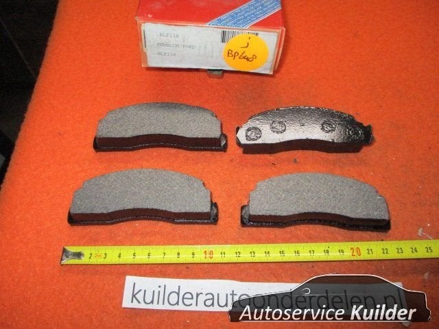 Remblokken voorzijde Ford Fiesta I   BP648    1575800  bp138, -, -, Nieuw, Ophalen of Verzenden
