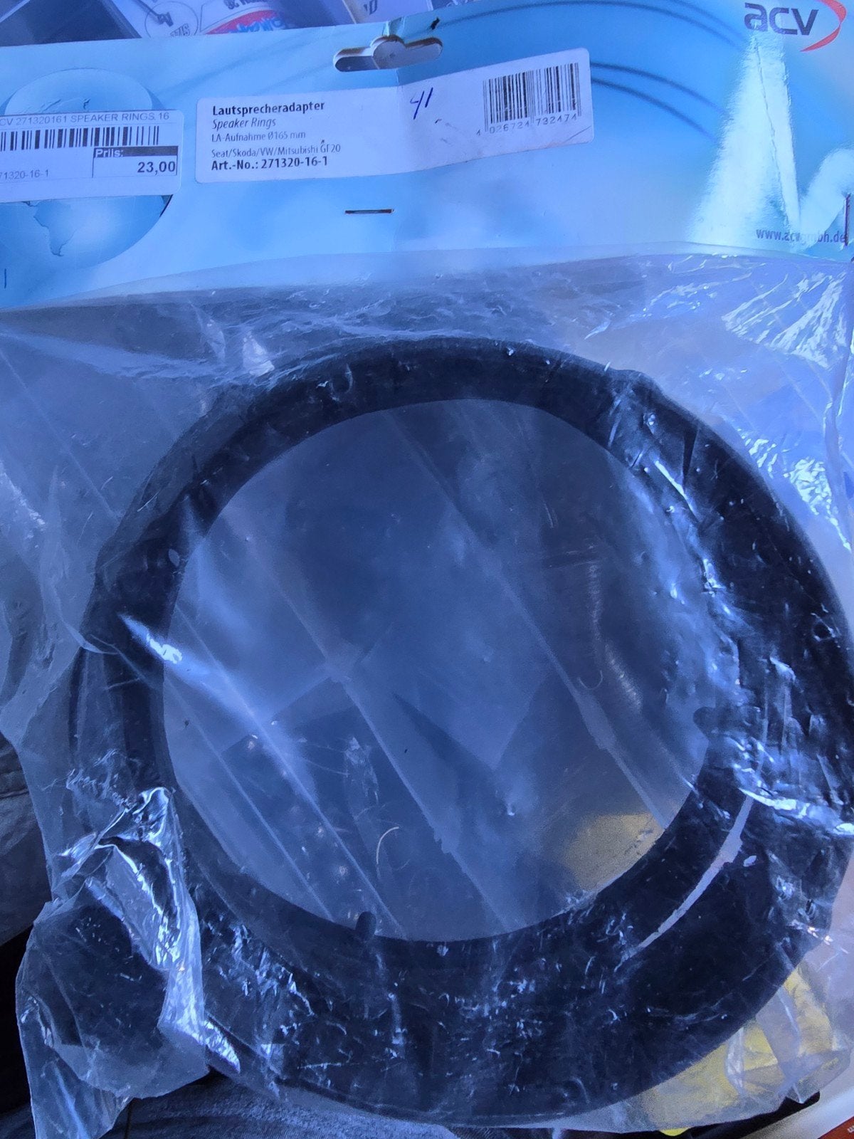 Speakerringen 16.5 cm voor Seat, VW, Skoda, Mitsubishi, Ophalen of Verzenden
