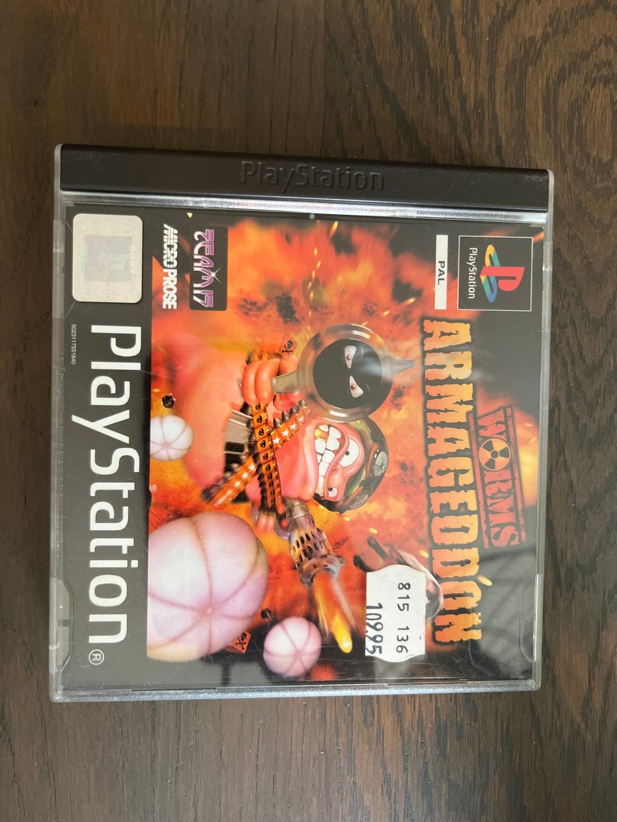 Worms Armageddon PlayStation 1 (PS1) - Klassiek strategiespe, Spelcomputers en Games, Gebruikt, Eén computer, Ophalen of Verzenden