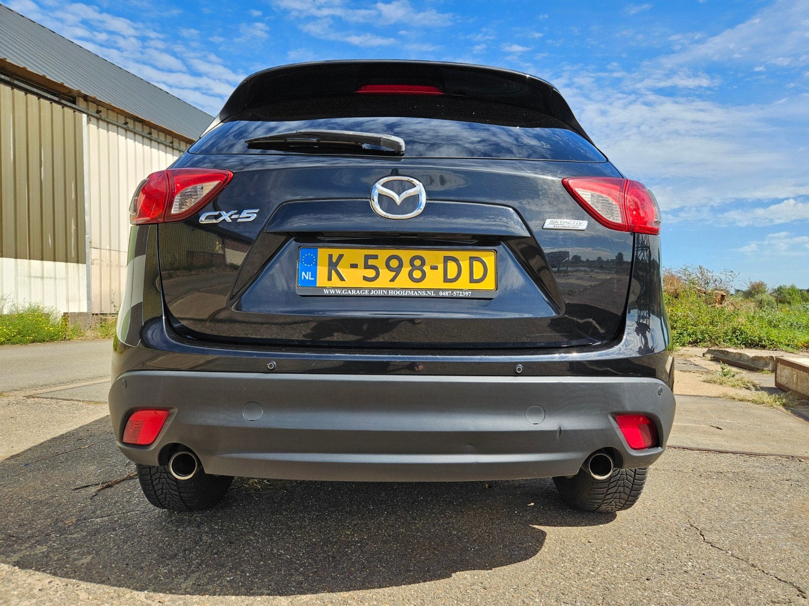 Foto 4 van Mazda CX-5 2.0 121KW 2WD 2013 Zwart