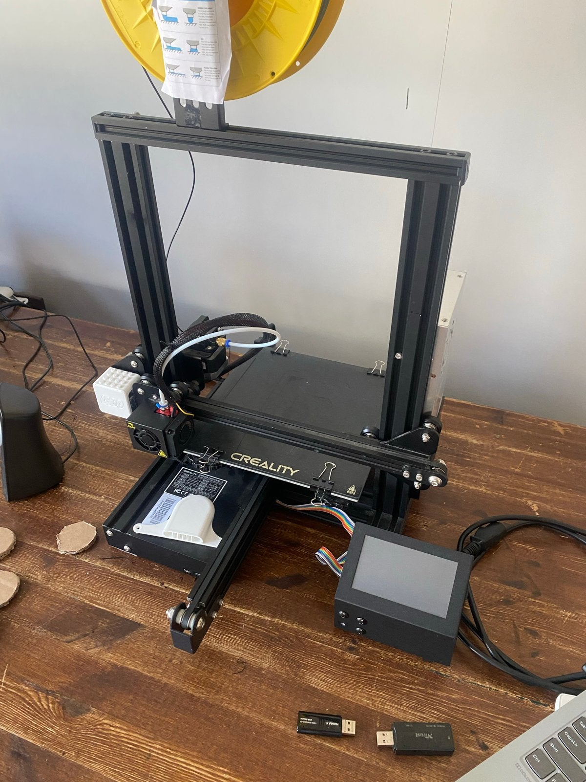 Creality Ender 3 met upgrades (niet werkend), Ophalen, Niet werkend, Filament