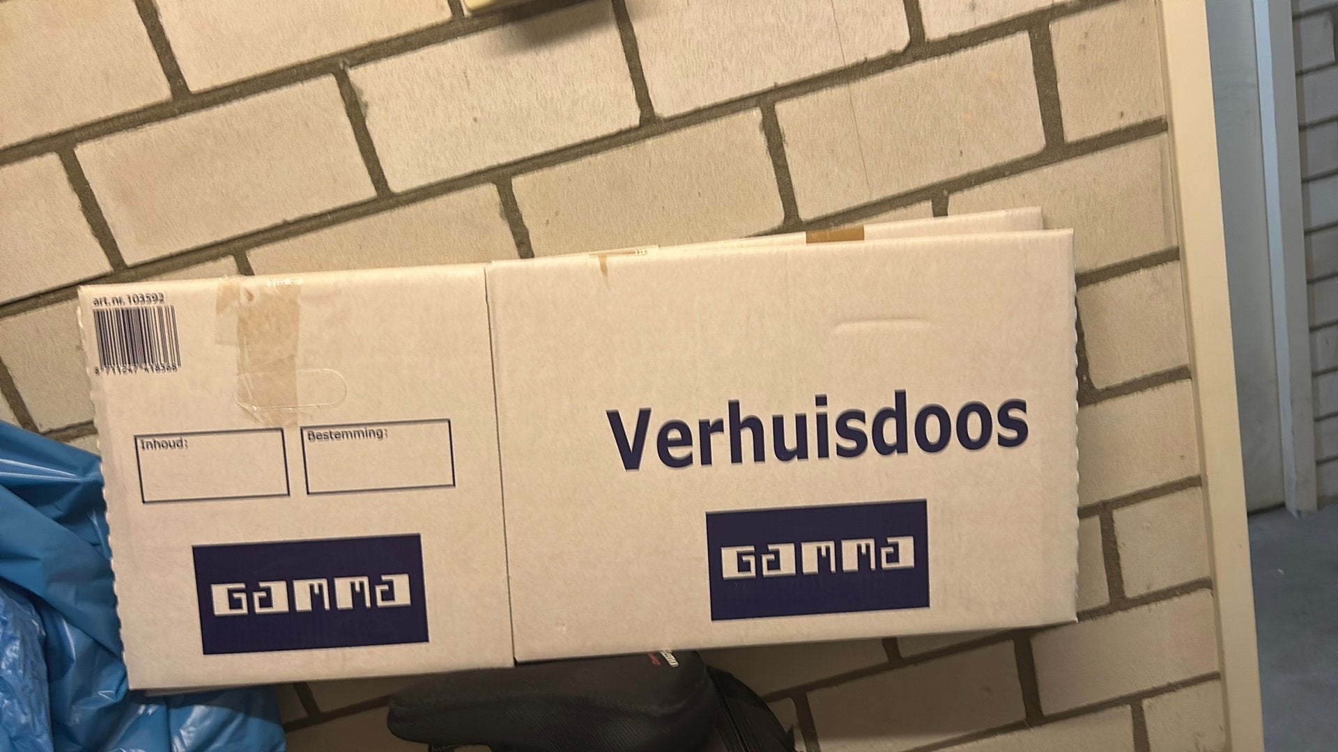 8 stuks Gamma Verhuisdoos - Extra Sterk, Autolock, tot 50 kg, Doos, 40 tot 60 cm, 50 tot 75 cm, Ophalen of Verzenden