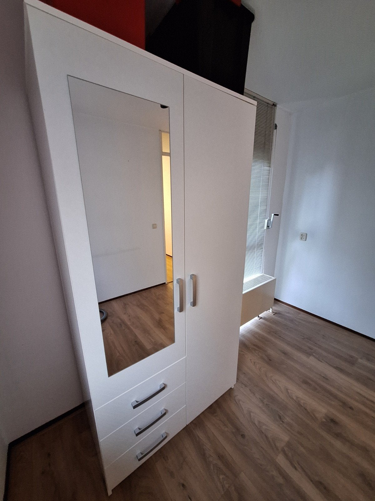 Kledingkast wit, Huis en Inrichting, Ophalen, 50 tot 100 cm, Zo goed als nieuw, 150 tot 200 cm