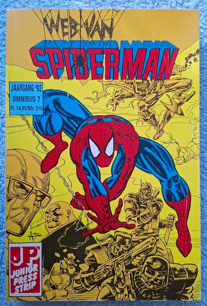 WEB VAN SPIDER-MAN OMNIBUS #7. JAARGANG '92. JUNIOR PRESS., Eén comic, Ophalen of Verzenden, Zo goed als nieuw, Europa