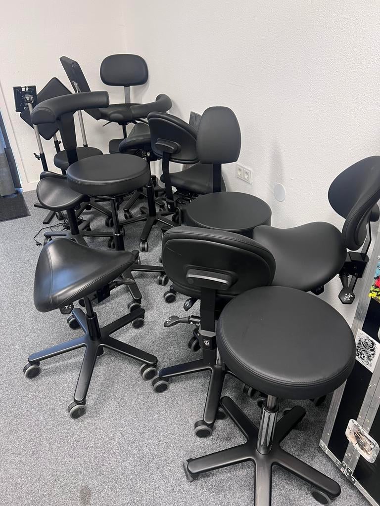 Partij zadelkrukken werkstoelen tattoo armsteunen, Werkplek, Ophalen, Nieuw zonder verpakking, Overige typen