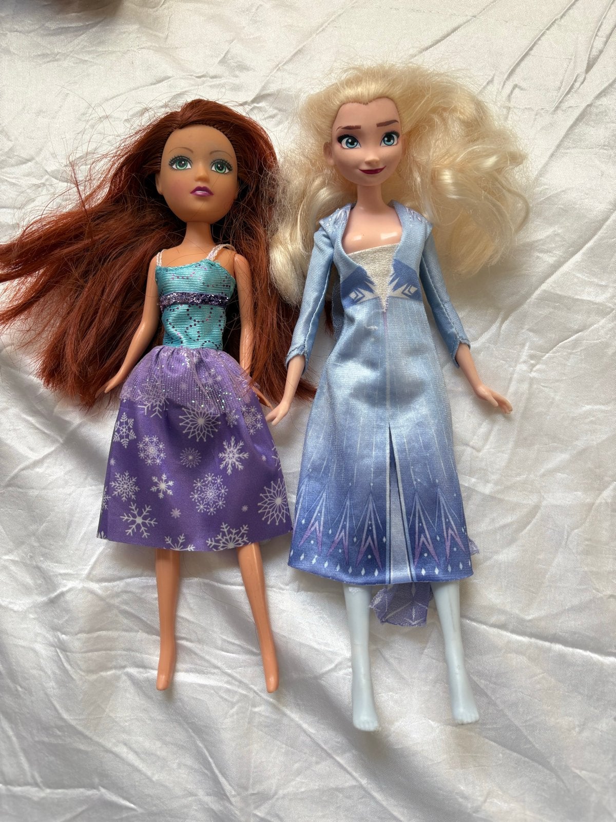 Frozen Anna en Elsa poppen, Ophalen of Verzenden, Gebruikt, Overige typen