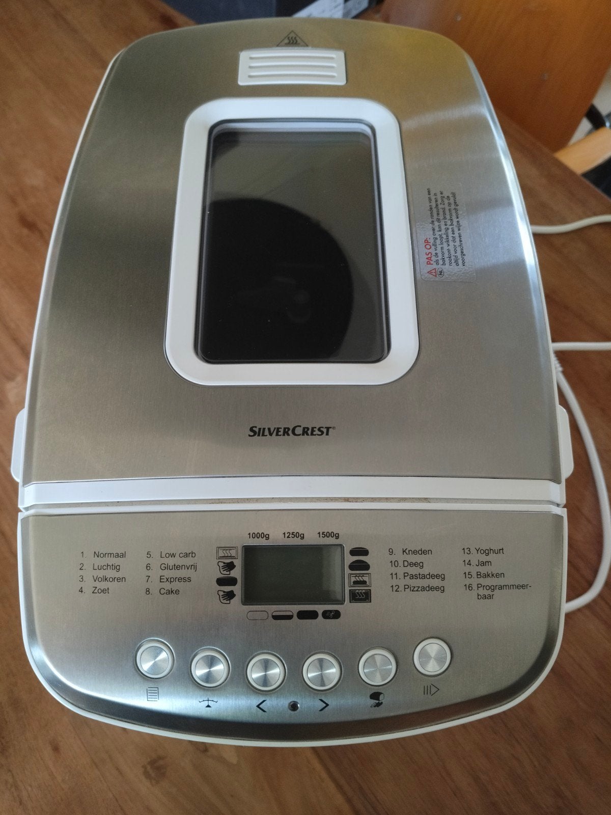 SilverCrest Broodbakmachine SBB 850 F2 - Zo goed als nieuw, Witgoed en Apparatuur, Broodbakmachines, Met timer, Ophalen of Verzenden