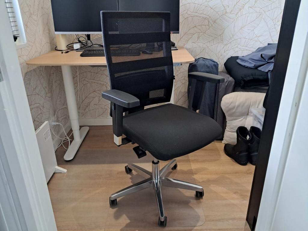 Topstar Bureaustoel. Z.g.a.n. Nieuwprijs €200, Huis en Inrichting, Bureaustoelen, Ophalen, Zwart, Zo goed als nieuw, Bureaustoel